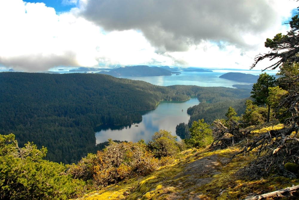 Hiking at Moran State Park, one of the top things to do on Orcas Island
